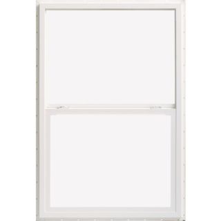 ThermaStar by Pella Vinyl Double Pane Annealed Single Hung Window (Rough Opening: 30 in x 60 in; Actual: 29.5 in x 59.5 in)