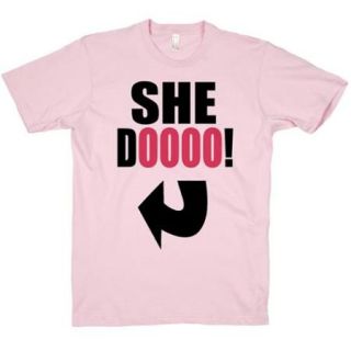 Light Pink Do She Got A Booty? Pt.2 Crewneck Graphic T Shirt Size Medium NEW