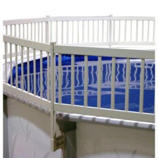 Vinyl Works 8 Section Above Ground Pool Fence Kit in Taupe NE1331