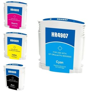 INSTEN HP 940XL Cyan/ Magenta/ Yellow/ Black 4 Ink Cartridge Set