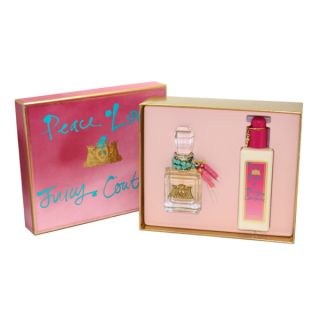 Juicy Couture Peace Love and Womens 2 piece Fragrance Set  