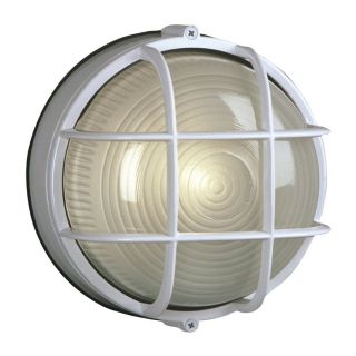 Galaxy Marine 7.125 in H White Outdoor Wall Light