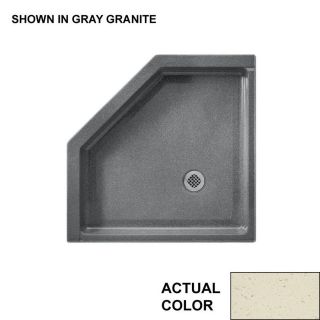 Swanstone Caraway Seed Fiberglass and Plastic Shower Base (Common: 38 in W x 38 in L; Actual: 38 in W x 38 in L)