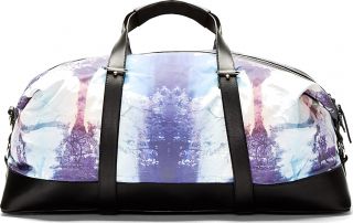 Blue & Purple Azur Landscape Duffle Bag