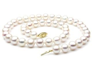 Freshwater Pearl Necklace   Three Strand 6 7mm AA+ Quality 16"