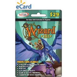 KingsIsle Wizard101 Prehistoric $29 eGift Card (Email Delivery)