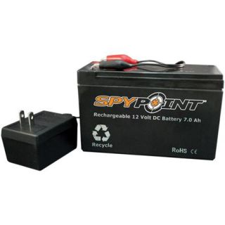 Spypoint 12V 7.0 AH Rechargeable Battery with AC Charger