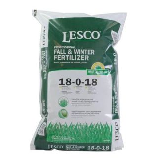 LESCO 50 lb. 12,000 sq. ft. Fertilizer 18 0 18 Fall and Winter 080545