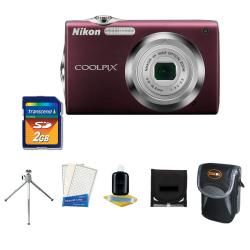 Nikon Coolpix S 3000 12 MP Digital Camera and Camera Accessories Kit