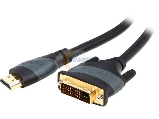 GearIT GI HDMI DVI BK 25FT Black 25ft High Speed HDMI To DVI D M M Video Adapter Cable