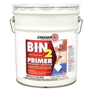 Zinsser 5 gal. BIN2 White Stain Odor Blocker 259932