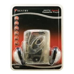 Sentry TR792 Transparent AM/FM Cassette Player   TVs & Electronics
