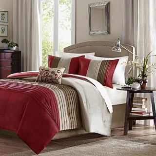 Grand Resort Belleview 5 Piece Comforter Set   Red   Home   Bed & Bath