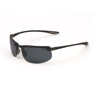Coleman Vizor Black with Black Tips/1.1mm Smoke Lens Sunglasses