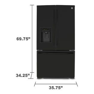 Kenmore 24.1 cu. ft. French Door Bottom Freezer Refrigerator  Black 1