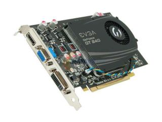 EVGA 512 P3 1242 LR GeForce GT 240 Superclocked 512MB 128 bit GDDR5 PCI Express 2.0 x16 HDCP Ready  Video Card