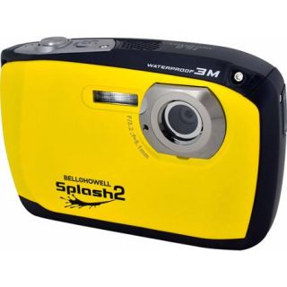 Bell+Howell Yellow Splash2 WP16 Digital Camera with 16 Megapixels and 4x Digital Zoom