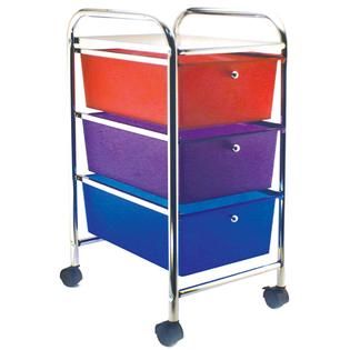 Cropper Hopper Home Center Rolling Cart 3 Drawer Multi   Home