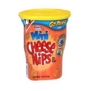 Cheese Nips Go Paks Baked Snack Crackers, Mini, 3 oz (85 g)   Food