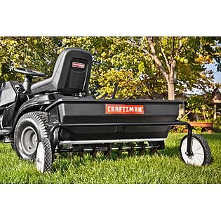 Craftsman  32 in. Spread Width Aerator/Spreader Combo, 100 lb