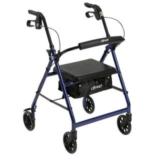 Drive Aluminum Fold Up/ Removable Back Support Rollator   13090302