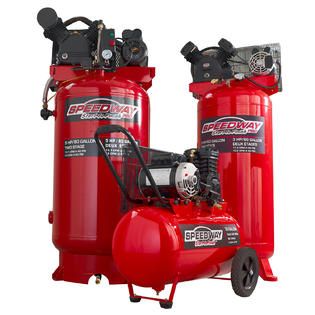 Speedway Start to Finish 5HP 80 Gallon Vertical Two Stage Compressor