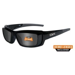DVX Rx able Noise Sunglasses, Gloss Black
