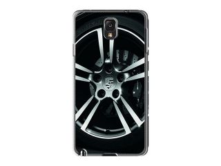 Galaxy Note 3 Case, Premium Protective Case With Awesome Look   2011 Black Porsche 911 Black Edition Wheel