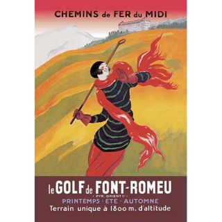 Le Golf de Fon Romeu by Leonetto Cappiello Vintage Advertisement by