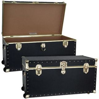 Mercury Luggage Seward Trunk Wheeled Storage Footlocker, 31" Classic