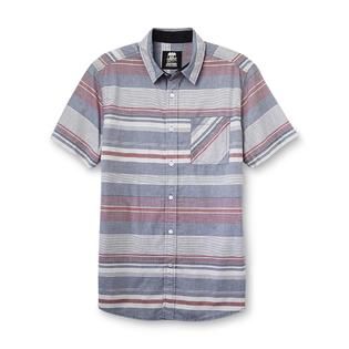 Route 66   Mens Button Front Shirt   Striped