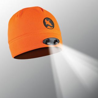 Goose Logo 4 LED Lighted Beanie Blaze Orange 796555