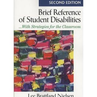 Brief Reference of Student Disabilities: With Strategies for the Classroom