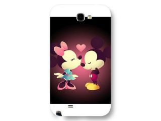Customized White Hard Plastic Disney Cartoon Mickey Mouse Samsung Galaxy Note 2 Case