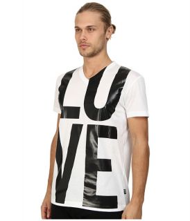 LOVE Moschino Love Print V Neck T Shirt