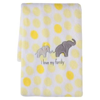 Just One You Made by Carters® Print Blanket with Elephants Applique
