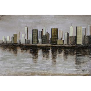 Downtown by Giovanni Russo Painting Print on Canvas