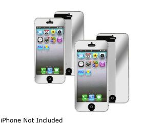 Insten 1X 2 LCD Mirror Screen Protector For iPhone 5 739011
