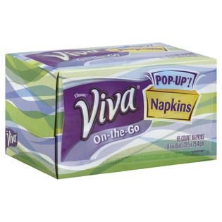 Viva Viva Napkins, On The Go, Pop Up!, 65 napkins   Food & Grocery