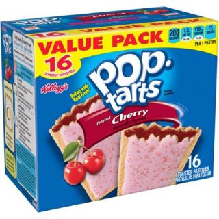 Kellogg's Frosted Cherry Pop Tarts, 16 ct