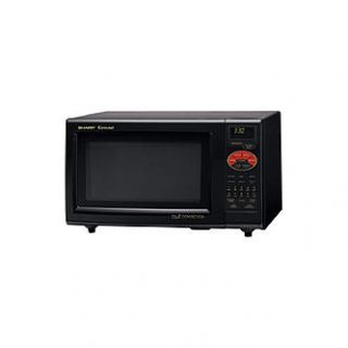 Sharp R820BK 0.9 Cu. Ft. 900W Grill 2 Convection Microwave Black
