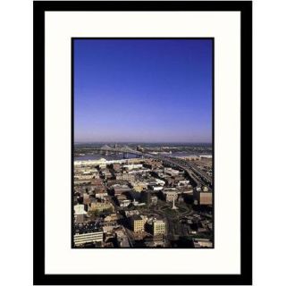 Great American Picture Cityscapes 'Aerial View of New Orleans, Louisiana' by John Coletti Framed Photographic Print