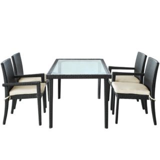 Modway Viva 5 Piece Dining Set