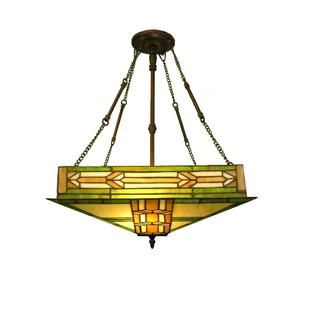 Warehouse of Tiffany Tiffany Style Mission Hanging Lamp   Home   Home