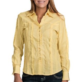 Scully Ruffles and Lace Western Shirt (For Women) 6547G 42