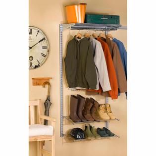 Storability  33 In. L x 63 In. H Garment Wall Mount Storage System