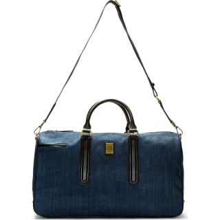 Diesel Blue Denim Vanguarding Duffle Bag