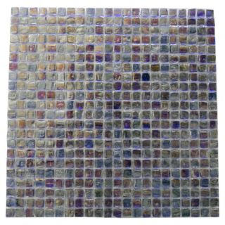 Abolos Ecologic 0.38 x 0.38 Glass Mosaic Tile in Purple/Blue
