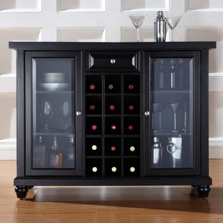Crosley Alexandria Bar Cabinet with Wine Storage