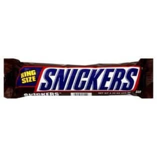 Snickers  Candy Bar, King Size, 3.70 oz (104.9 g)
